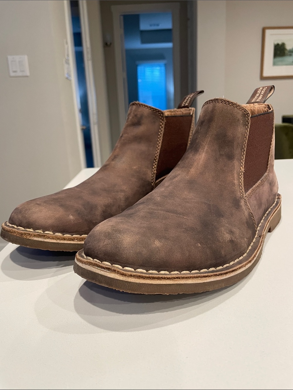 Blundstone Men’s Rustic Brown Chelsea Chukka Boots